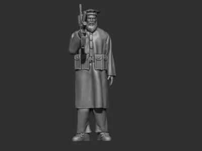 Eastern warrior 4 3D print model