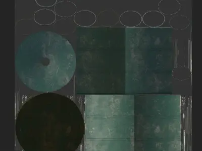 Industrial tank01 Low-poly 3D model Low-poly 3D model