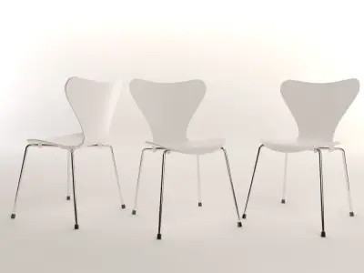 16 Low Poly Design Chairs Low-poly 3D model