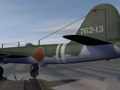 Kawasaki Ki-91 3D model