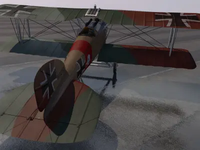 Albatros D-2 3D model