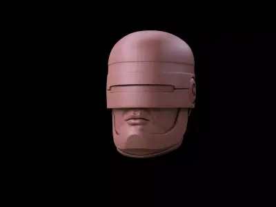 Robocop Head for 3d Print 3D print model