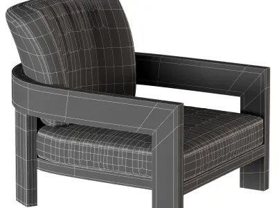 Alison Iroko Outdoor chair 3D model purchase