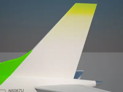 Mauritania airlines 737 max 8 3D model