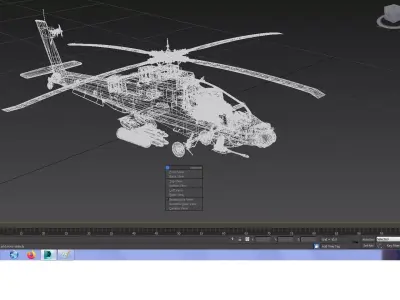 AH-64 Apache 3D model