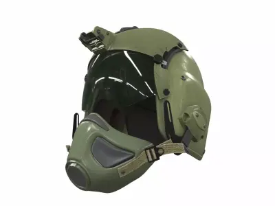Pilot helmet jb-3 3D model