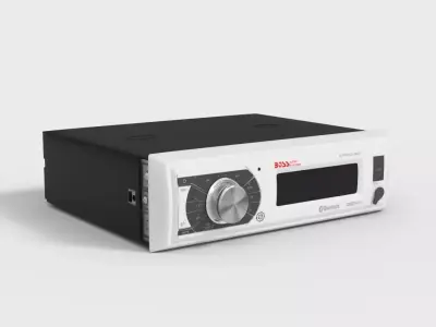 BOSS MARINE RECEIVER CAR RADIO Low-poly 3D model