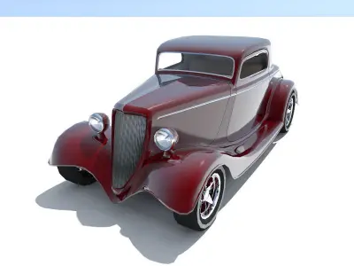Hot Rod Free 3D model