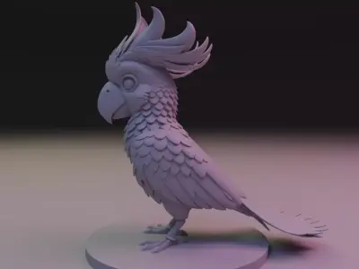 Cockatoo 3D print model