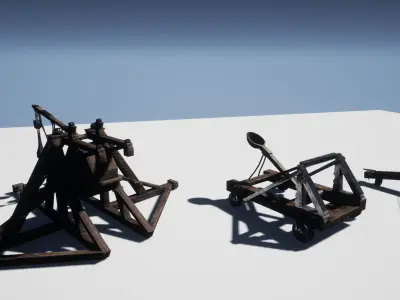 Medieval Battlefield Pack Low-poly 3D model