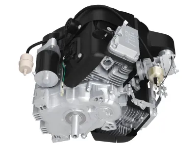 Kawasaki FR730V Four-Stroke Engine 3D model