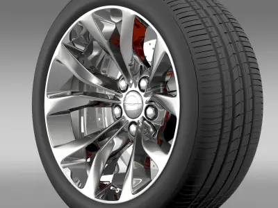 Chrysler 300 Limited 2015 wheel 3D model