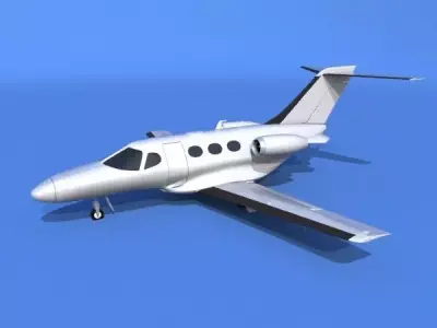 Cessna Citation Mustang private jet 3D model