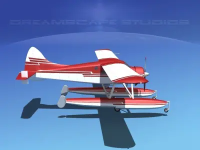 Dehavilland DHC-2 Beaver V12 3D model
