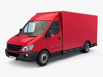 Mini Truck Box v 2 3D model