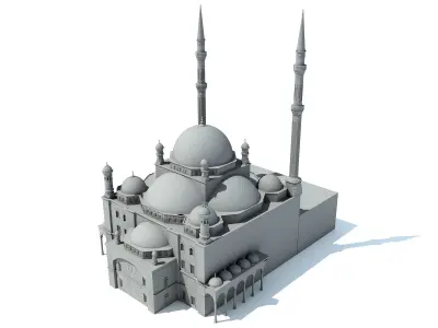 Mosque of Muhammad Ali 3D model