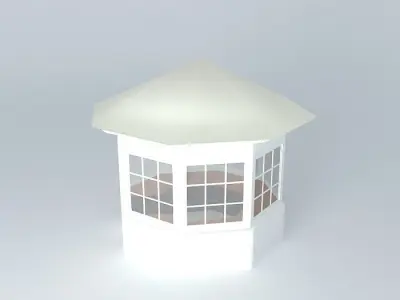 Gazebo house Free 3D model