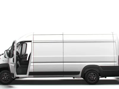 Fiat e Ducato Van L4H2 HQ Interior 2025 3D model