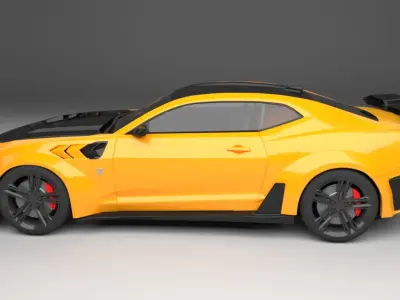2016 Chevrolet Camaro- Transformer the Last Knight 3D model