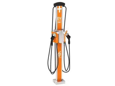 Electric Vehicle Chargepoint Part 03 3D model