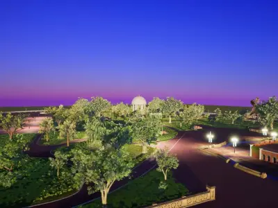 Park road Free 3D model