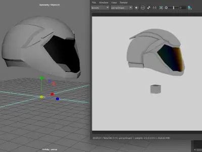 motorcycle helmet Free 3D model