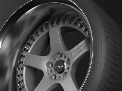 WORK GT5 3pc Low-poly 3D model