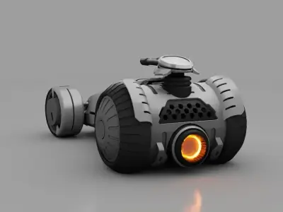 military vehicle 3D model