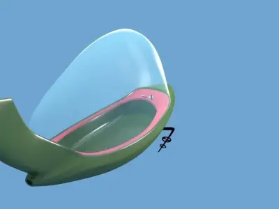 Jetsons Space Ship Free 3D model