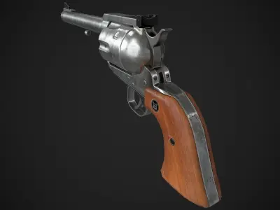 Blackhawk Magnum Low-poly 3D model