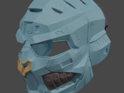 soldier helmet 3D print model