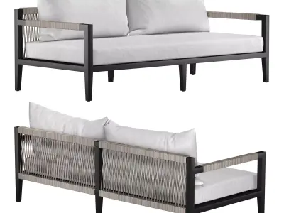 CHERYL MODERN OUTDOOR SOFA 3D model
