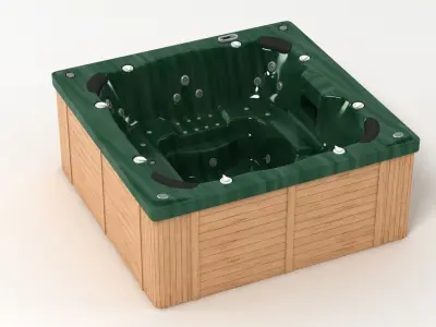 Whirlpool 4 Person Hot Tub 3D model