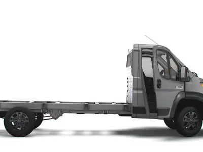 RAM Promaster Chassis Truck SCab 4035WB HQInterior 2023 3D model