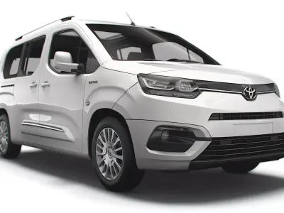 Toyota ProAce City Electric Verso XL 2022 3D model