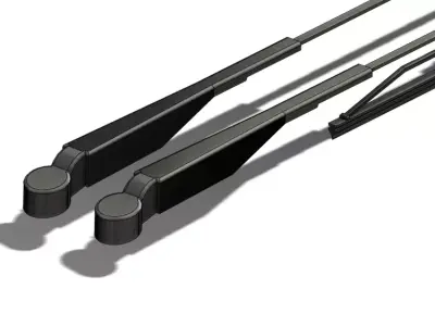 Frontal Windshield Wiper - highly detailed 3D print model