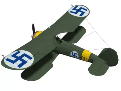 Bristol Bulldog Mk-IV 3D model