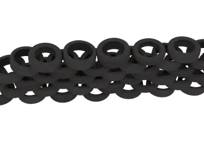 tires pile 2 3D model