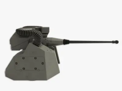 30MM Marlin WS rapid naval gun 3D model 3D model