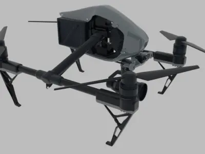 dji inspire 2 3D model