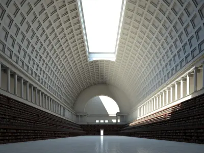 Royal Library 3D model