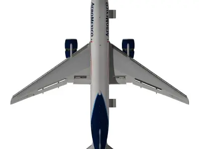 Boeing 777-200ER Aeromexico 3D model
