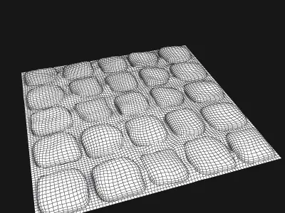 Paving Stones Tileable 3D model