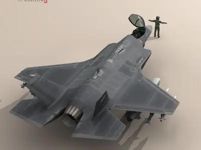 F35A - Royal Netherlands air force 3D model