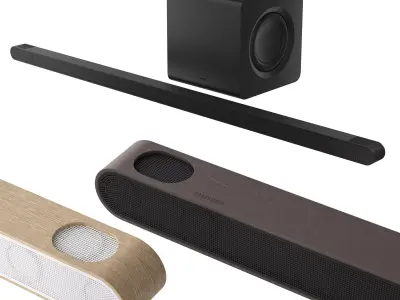 Ultra-slim soundbar Samsung HW-S800B 3D model