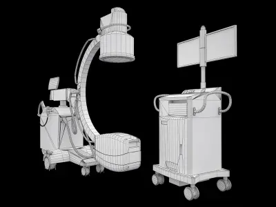 Medical Equipment 16 in 1 3D model
