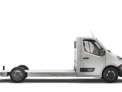 Renault Master FWD LL35 L3H1 Platform Cab 2010 3D model