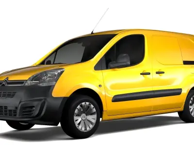 Citroen Berlingo Van L2 2slidedoors 2017 3D model
