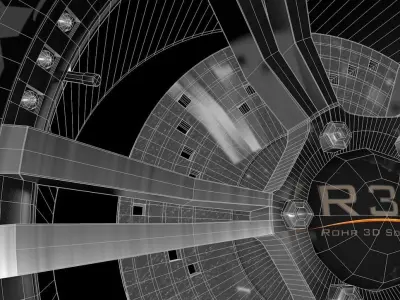 6 Spoke Sports Racing Car Tire and Wheel Free low-poly 3D model