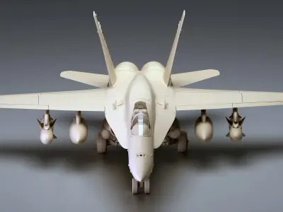 McDonnell Douglas FA-18 Hornet 3D model